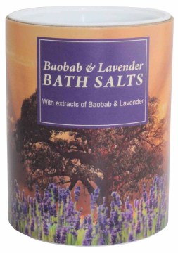 bath salts baobab and lavender south african gifts